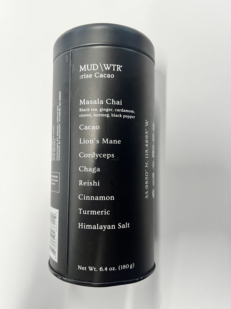 MUD\WTR :rise Cacao tin